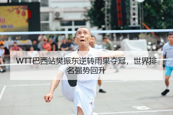 WTT巴西站樊振东逆转雨果夺冠，世界排名强势回升
